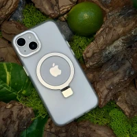 Чохол Slim Matte Case with ring stand iPhone 14 White