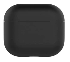 Чохол for AirPods 3 SILICONE CASE (з карабіном) Black