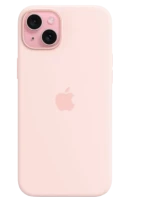 Apple silicone case with MagSafe iPhone 15 (Original Quality) Light Pink