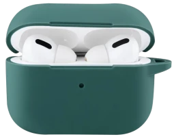Чохол for AirPods Pro 2 SILICONE CASE (з карабіном) Pine Green