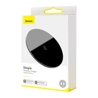 Бездротовий зарядний пристрій Baseus Simple Wireless Charger 15W WXJK-B01 Black