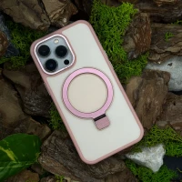 Чохол Slim Matte Case with ring stand iPhone 14 Pro Max Pink
