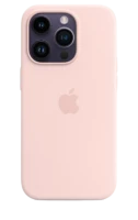 Чохол Apple silicone case with MagSafe для iPhone 14 Pro (Original Quality) Chalk Pink