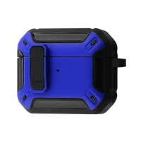 Чохол for AirPods 4 Defender CASE (з карабіном) Blue/Black