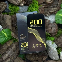 Захисне скло iPhone 15 Pro 200CC HD+ Black (в упак)