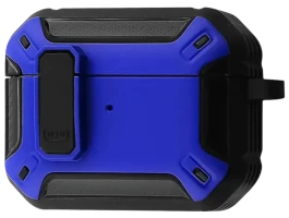 Чохол for AirPods Pro 2 Defender CASE (з карабіном) Blue/Black