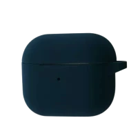 Чохол for AirPods 4 SILICONE CASE (з карабіном) Forest Green