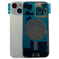 Задня кришка iPhone 15 Blue (camera+frame+magnet) Original Quality (якість оригіналу)