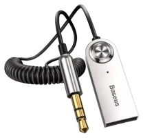 Bluetooth AUX аудіоадаптер Baseus Audio Wireless Adapter Cable Black BA01 (CABA01-01)
