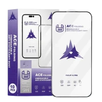 Захисне скло iPhone 15 Pro Ace Folding 360 Black (без упак)