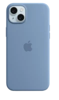 Чохол silicone case with MagSafe для iPhone 15 (Original Quality) Winter Blue