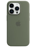 Чохол silicone case with MagSafe для iPhone 14 Pro Max (Original Quality) Olive