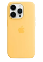 Чохол silicone case with MagSafe для iPhone 14 Pro (Original Quality) Sunglow